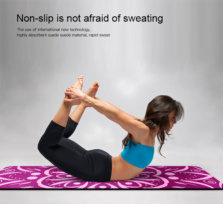 colchonetas de yoga de gamuza personalizadas