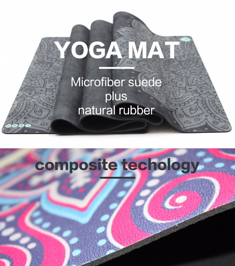 colchonetas de yoga de gamuza