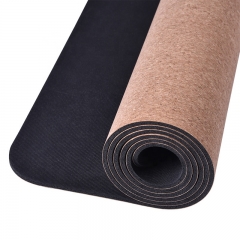 colchoneta de yoga de corcho
